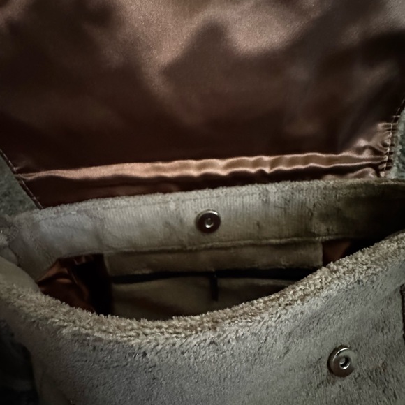 Brown Plush Persision Messenger Bag